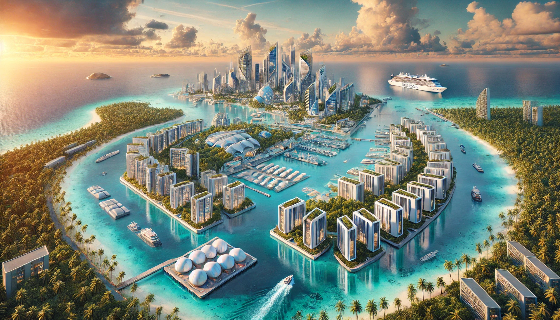 أول مدينة عائمة في العالم تبدأ الإنشاء في جزر المالديف: عصر جديد للعيش المستدام